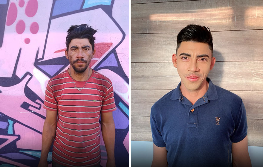 Brazilian Hairdresser Rescues Homeless People, Transforms Them By Giving Them A Second Chance At Life (39 Pics)
