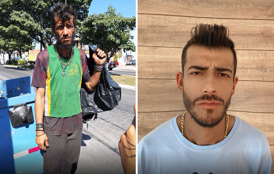 Brazilian Hairdresser Rescues Homeless People, Transforms Them By Giving Them A Second Chance At Life (39 Pics)