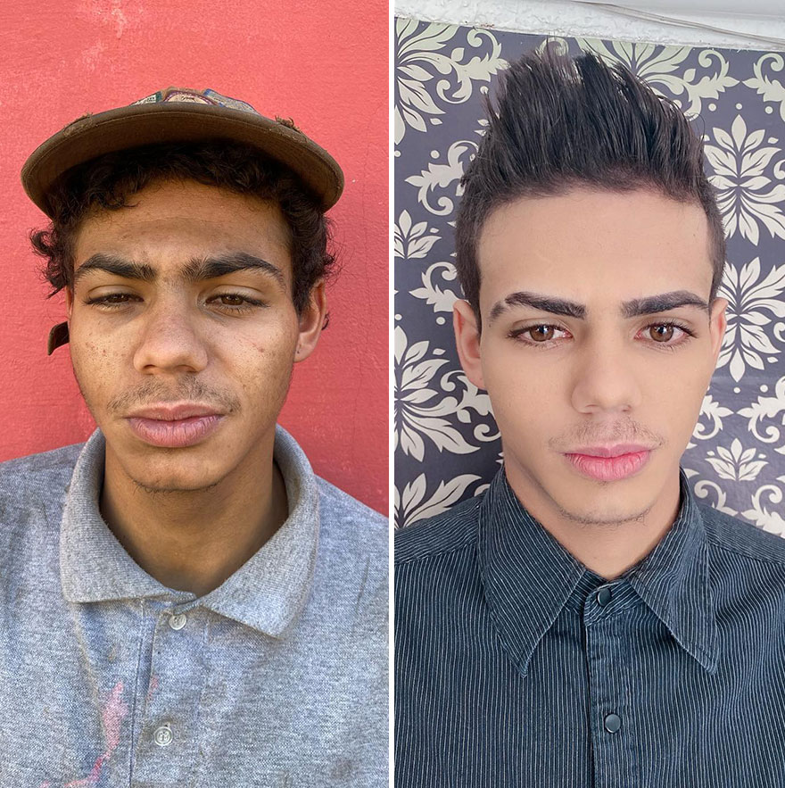 Brazilian Hairdresser Rescues Homeless People, Transforms Them By Giving Them A Second Chance At Life (39 Pics)