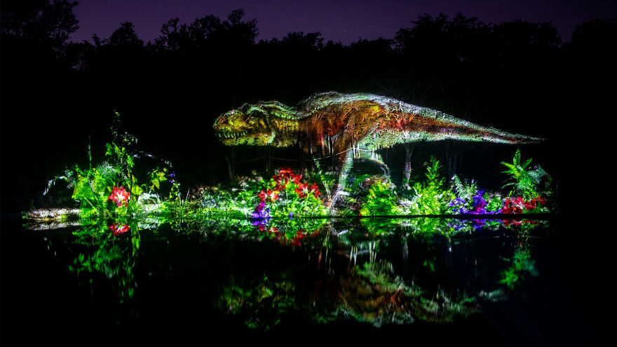 Maizz Visual Estudio Designs And Produces Pasos De Luz: An Audiovisual Night Experience At The Mayan Ruins Of Dzibilchaltun, Yucatan