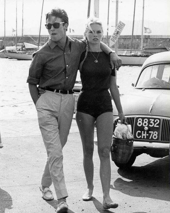 Jacques Charrier y Brigitte Bardot, 1959