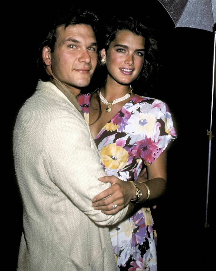 Patrick Swayze And Brooke Shields, 1986