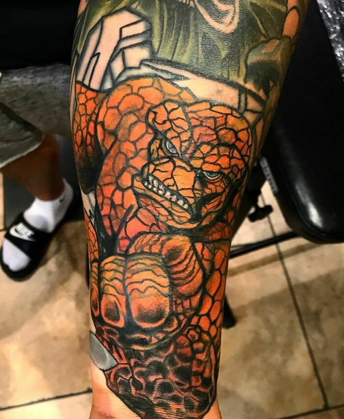 Ben from Fantastic Four tattoo