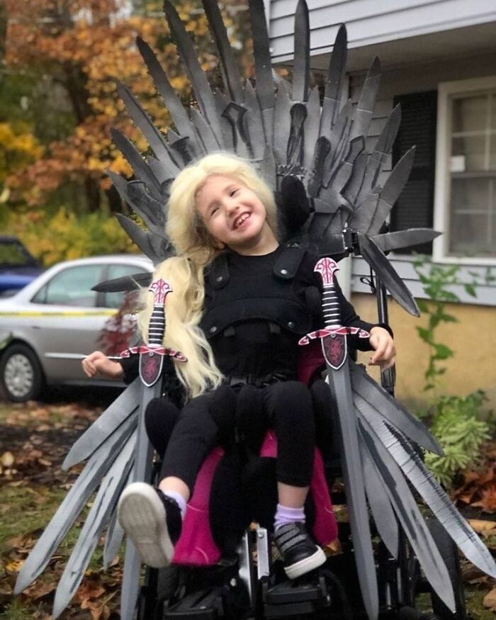 As We Inch Closer To Halloween, This Was Our Last Year's Costume. Kennedy - Mother Of Dragons