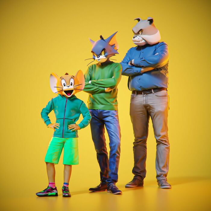 Jerry, Tom And Spike