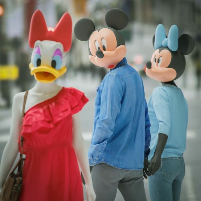 Daisy Duck, Mickey Mouse And Minnie Mouse