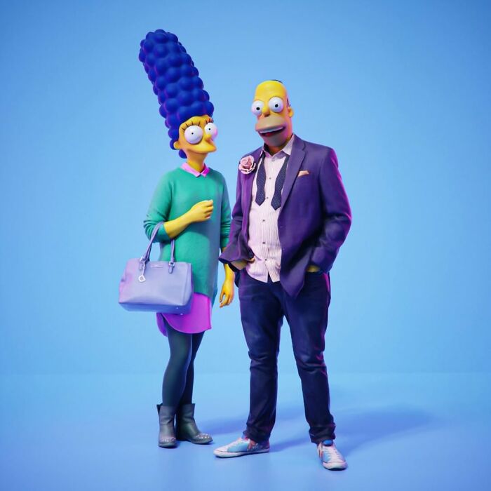 Marge Simpson And Homer Simpson