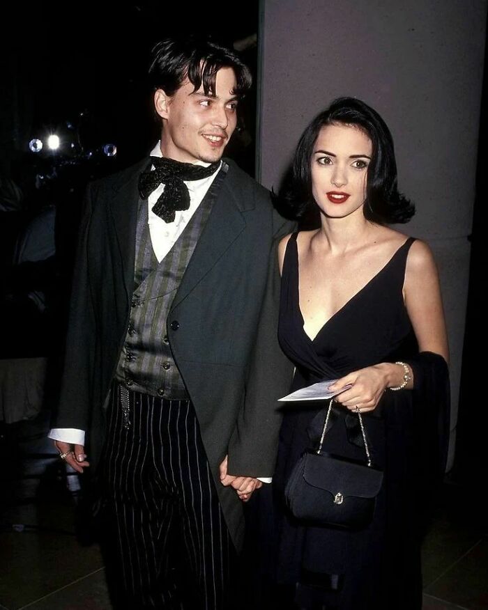 Johnny Depp And Winona Ryder, 1991