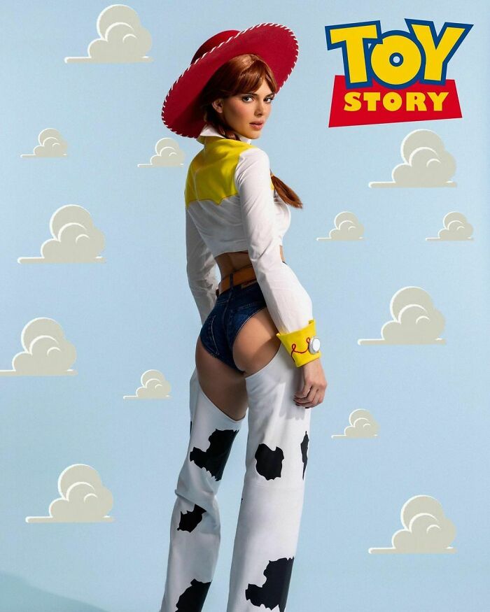 Kendall Jenner como Jessie de Toy Story