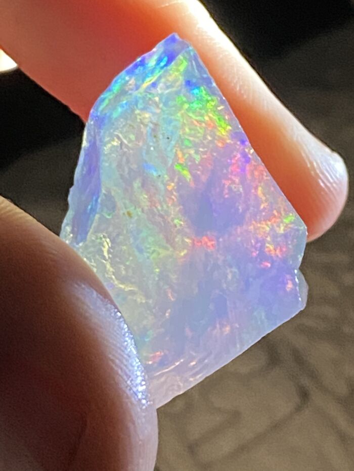 Ethiopian Opal Specimen (It Must Stay In Water Or It Will Crack/Craze)