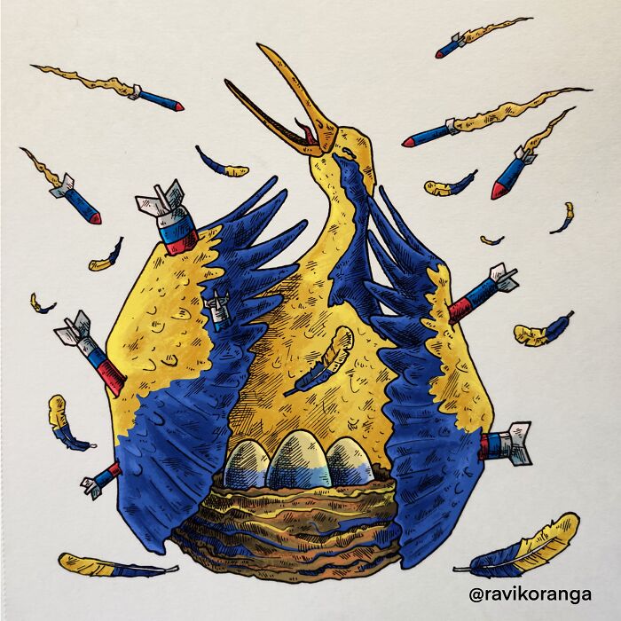 I Created 9 Illustrations About Russia's Invasion Of Ukraine I Created 9 Illustrations About Russia's Invasion Of Ukraine