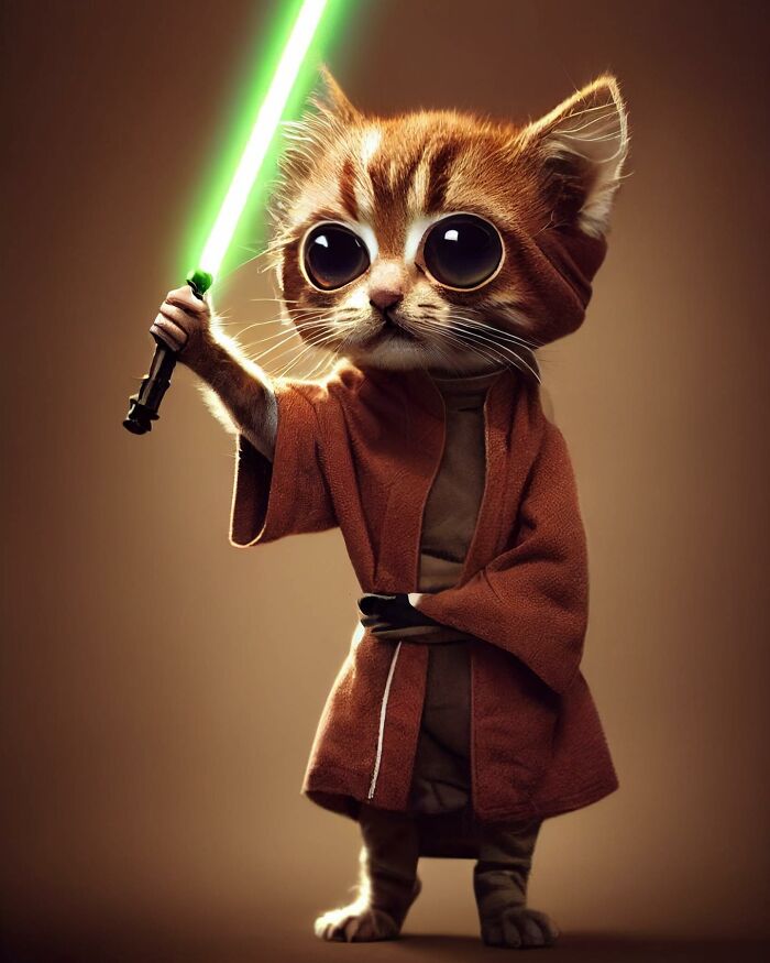 Kitten Jedi