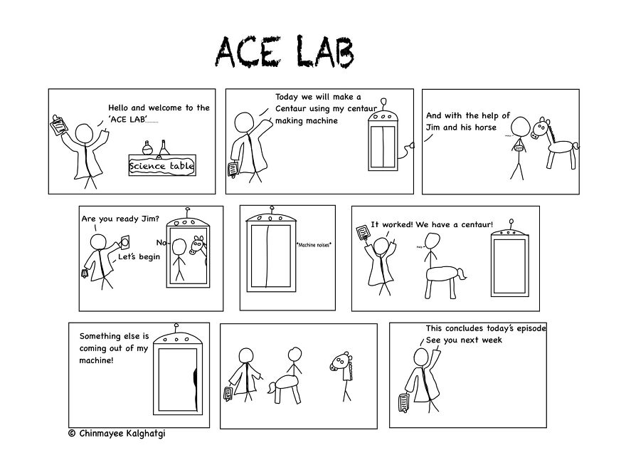 I Made A Series Of Comics About The Misadventures A Scientist Has At Their Lab (8 Comics)