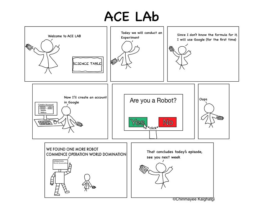 I Made A Series Of Comics About The Misadventures A Scientist Has At Their Lab (8 Comics)