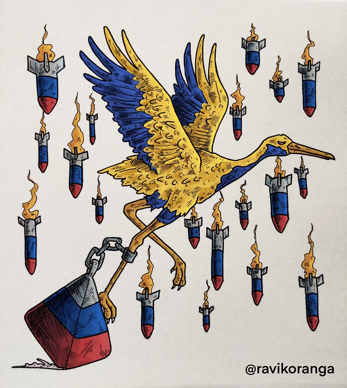 I Created 9 Illustrations About Russia's Invasion Of Ukraine I Created 9 Illustrations About Russia's Invasion Of Ukraine