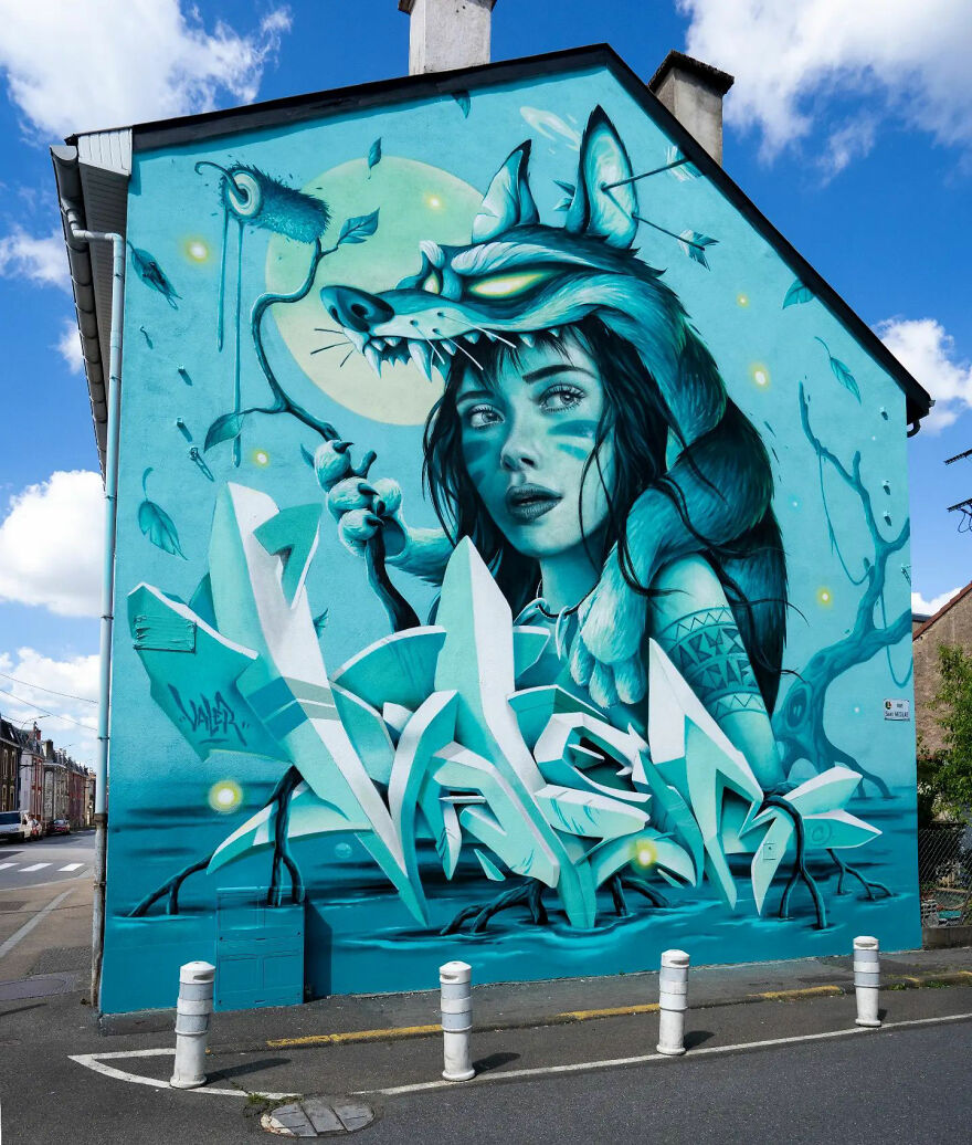 French Artist Continues To Showcase His Brilliant Talent In 3D Graffiti (New Pics)