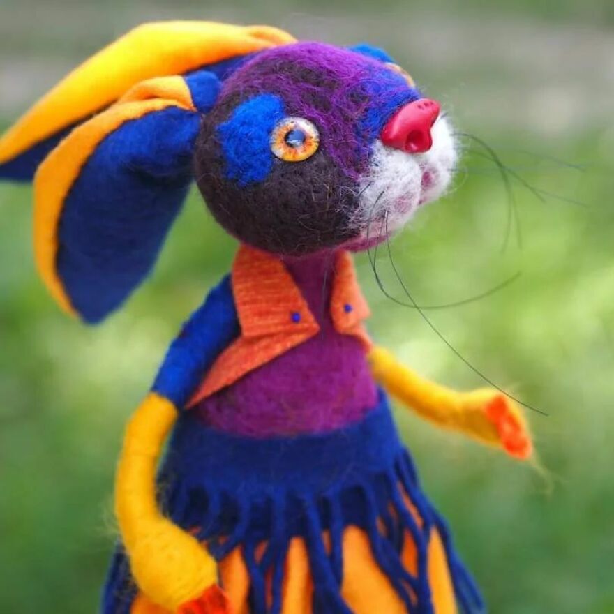 Funny Animals With Personality And Character ... Made Of Wool
