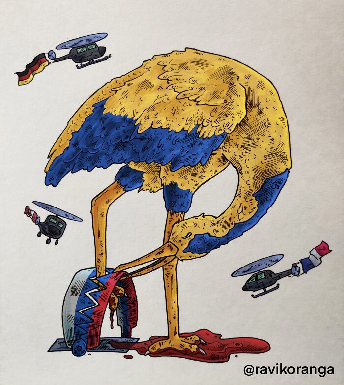 I Created 9 Illustrations About Russia's Invasion Of Ukraine I Created 9 Illustrations About Russia's Invasion Of Ukraine