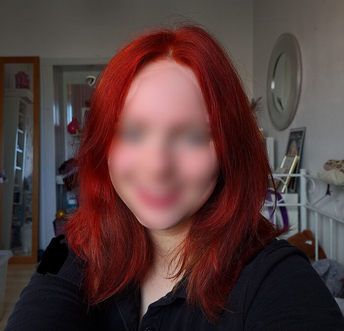 I Went From My Natural Strawberry Blonde Hair To Copper To Bright Ruby Red!