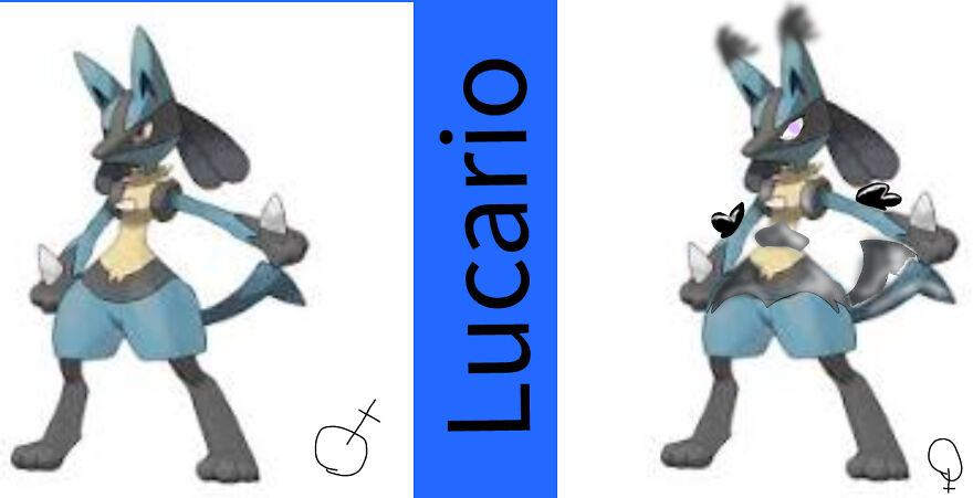 I Give Pokemon Gender Differences.