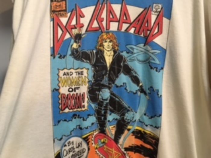 My Husband Still Has His Women Of Doom Def Leppard Shirt From Back In The 80's