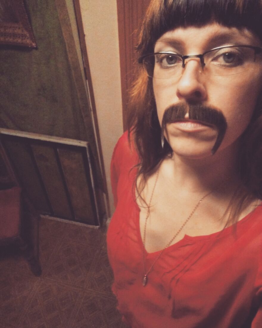 I've Been Going As "Me, With A Moustache" For About 15 Years Now