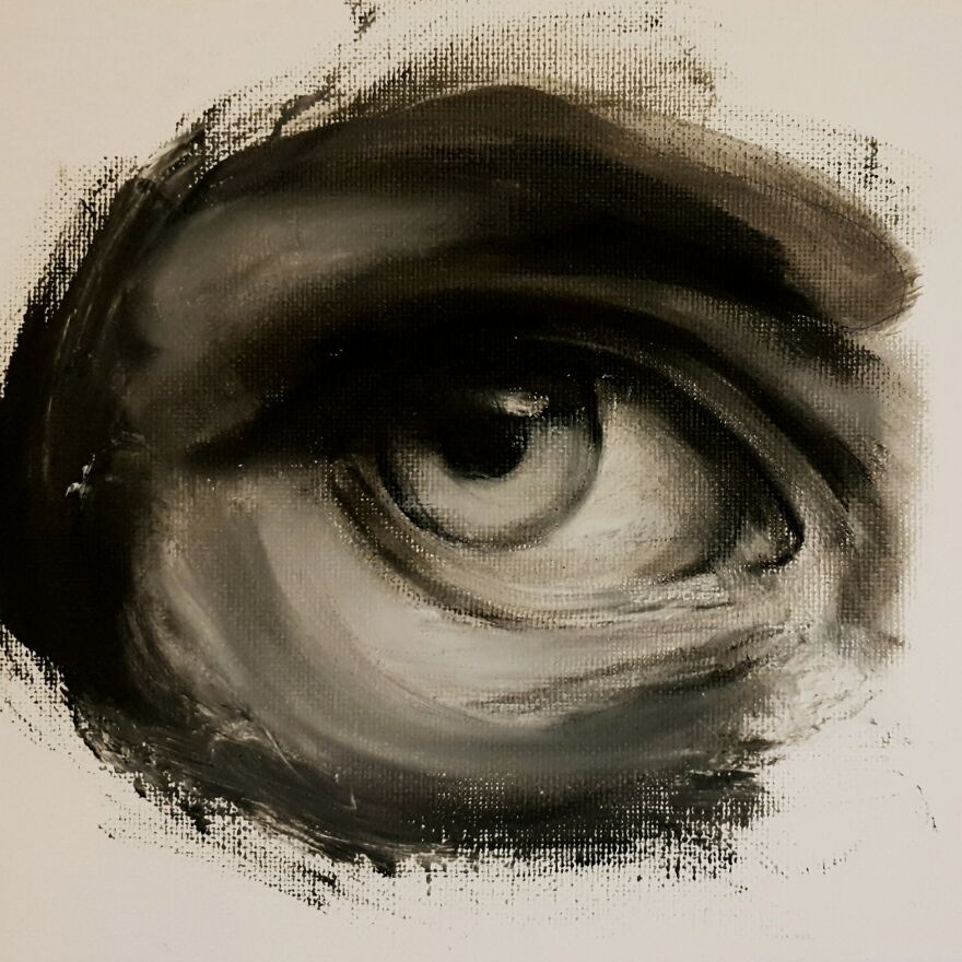 I Started Painting Eyes With Every Migraine, And Here's The Result (9 Pics)