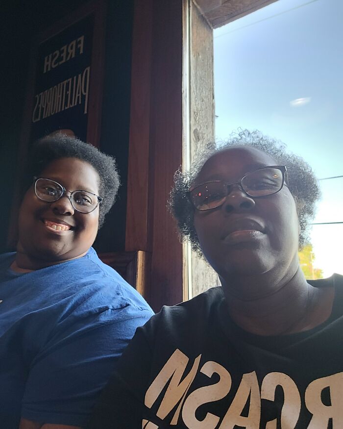 My Mom And I On Our Birthday Trip Last Year