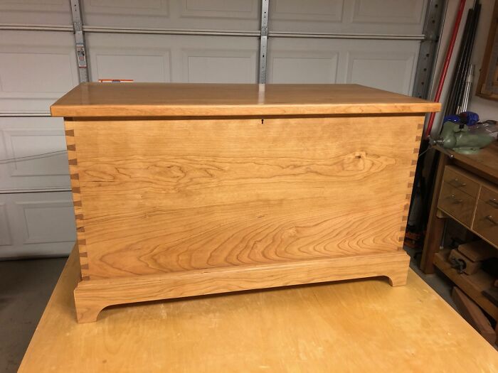 Hope Chest With Hand Cut Dovetails