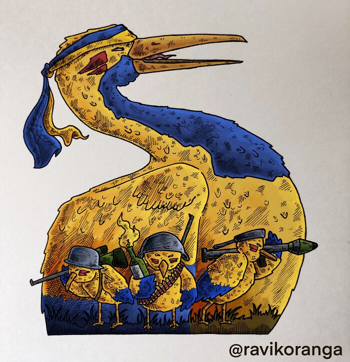 I Created 9 Illustrations About Russia's Invasion Of Ukraine I Created 9 Illustrations About Russia's Invasion Of Ukraine