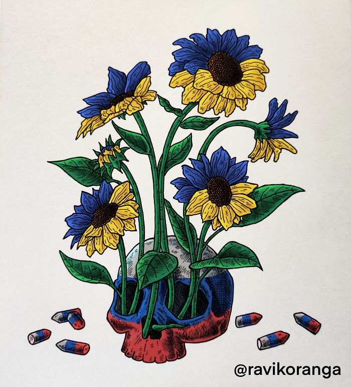 I Created 9 Illustrations About Russia's Invasion Of Ukraine I Created 9 Illustrations About Russia's Invasion Of Ukraine