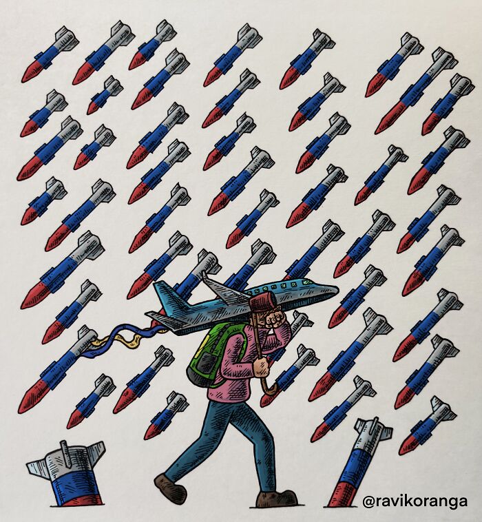 I Created 9 Illustrations About Russia's Invasion Of Ukraine I Created 9 Illustrations About Russia's Invasion Of Ukraine