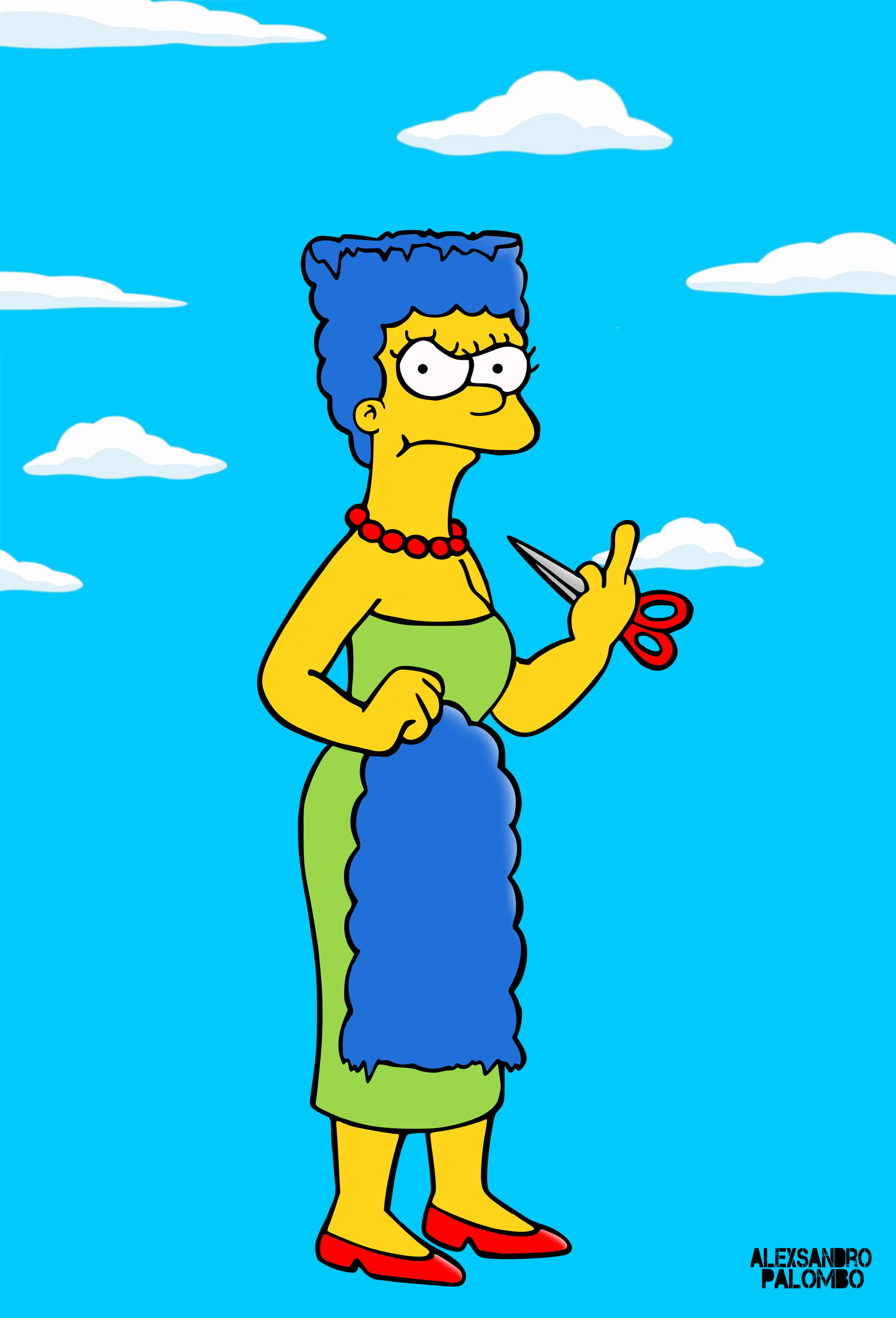 Street Art By Alexsandro Palombo “The Cut 2”
new Mural Of Marge Simpson In Solidarity With Mahsa Amini Appears In Front Milan’s Consulate General Of The Islamic Republic Of Iran After Removal