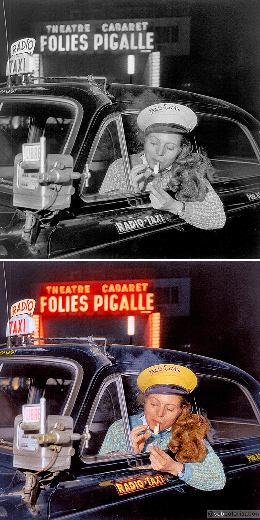 Taxi Driver, Place Pigalle, 1958. Photographed By Paul Almasy
