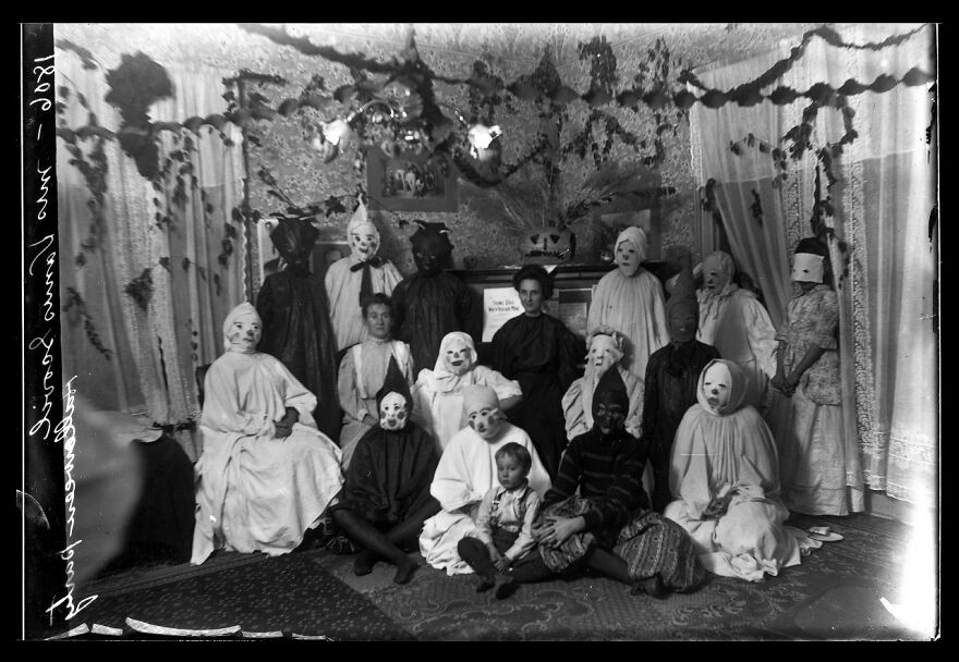 Spooky Vintage Halloween Costume Photo Collection