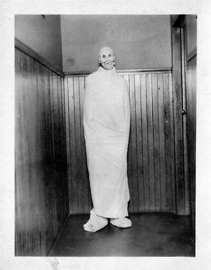 Spooky Vintage Halloween Costume Photo Collection