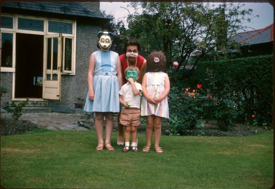 Spooky Vintage Halloween Costume Photo Collection