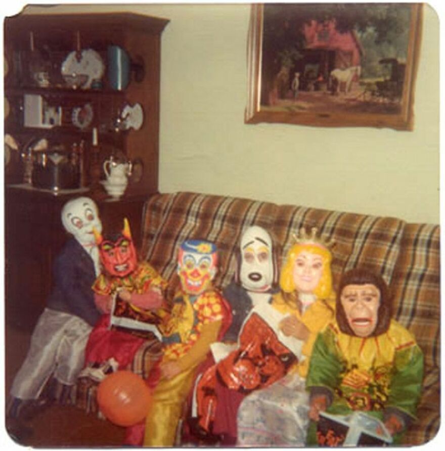 Spooky Vintage Halloween Costume Photo Collection