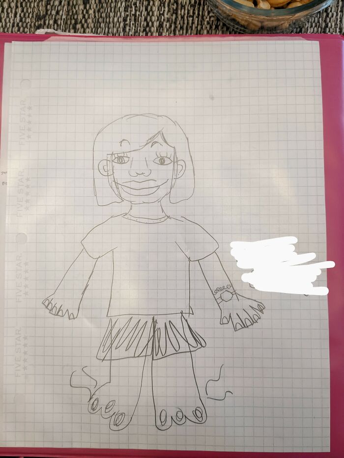 My Friend Drew Me. Love The Toes