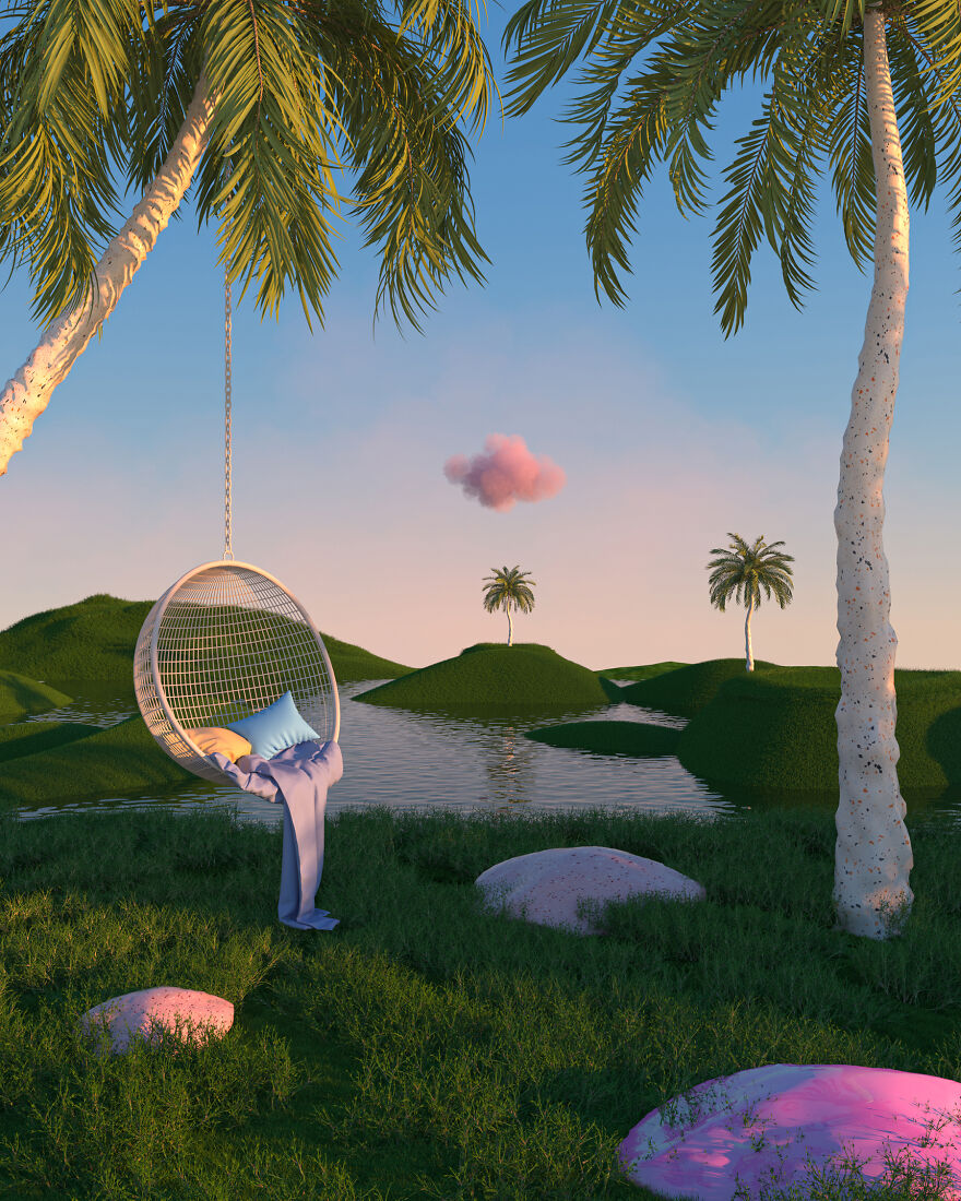 I Made Another 21 Soothing And Dreamlike 3D Landscapes