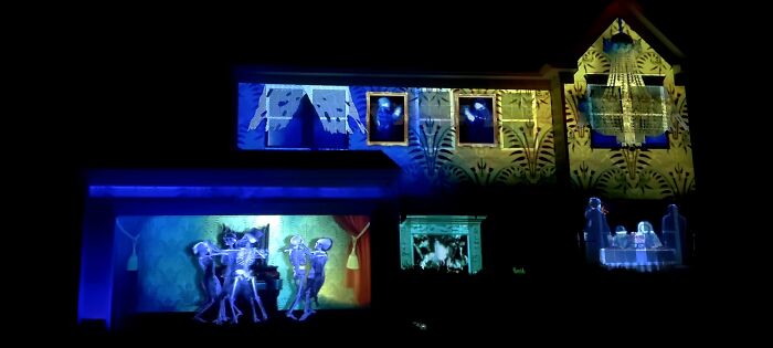 Haunted Mansion Themed Projection Show