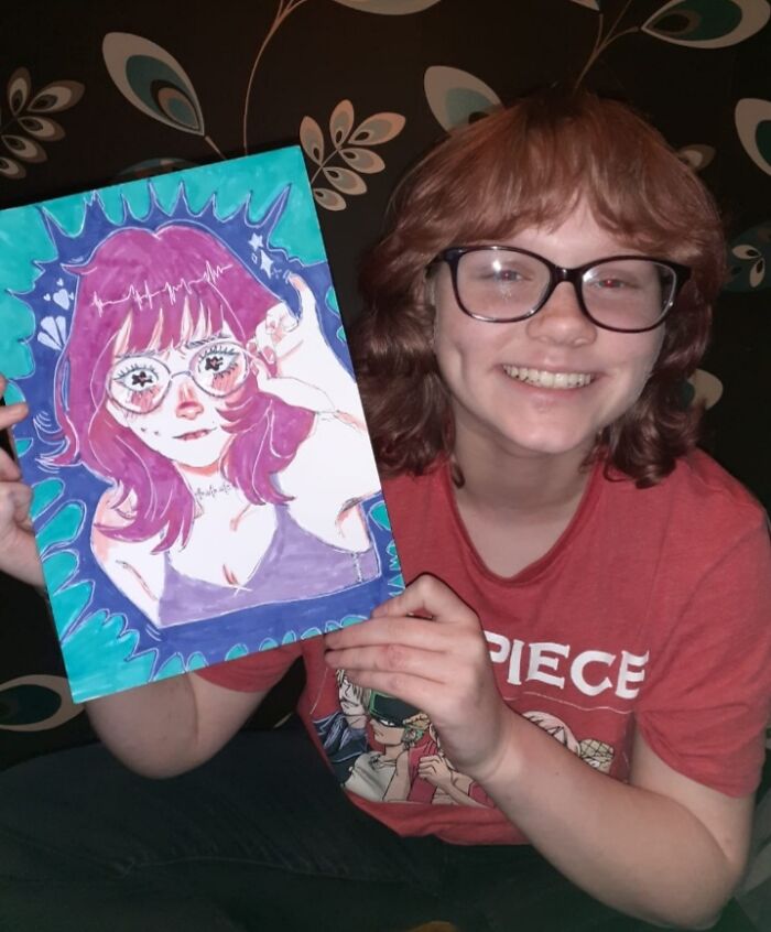 My Daughters Self Portrait