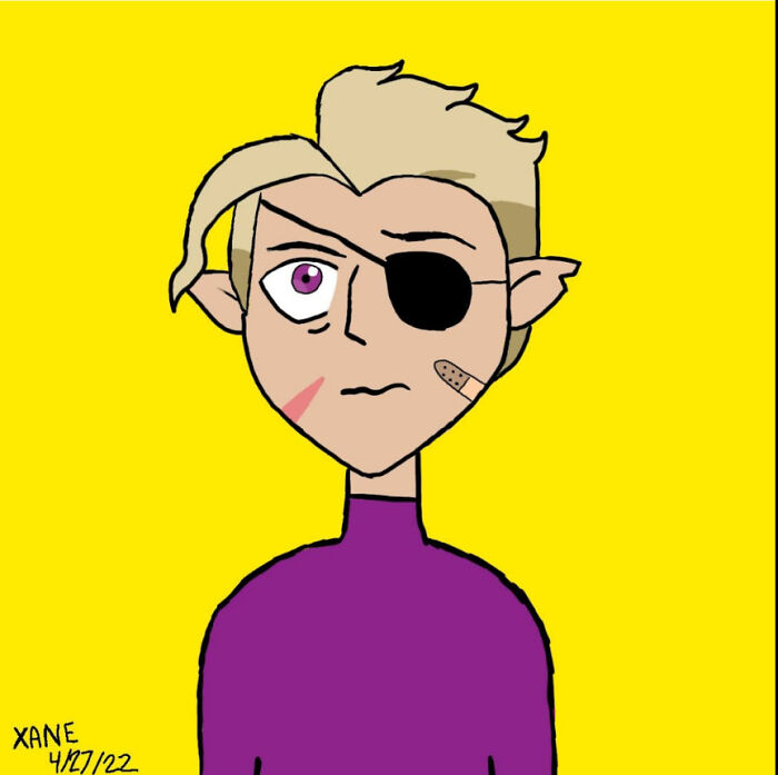 This Drawing Of Hunter From The Owl House That I Did Some Time Ago