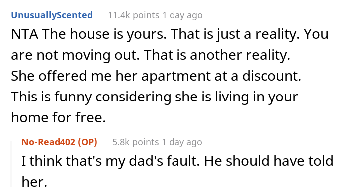 Woman Tells 23 Y.O. Stepdaughter To Move Out, Gets Evicted After Failing To Realize She Owns The House