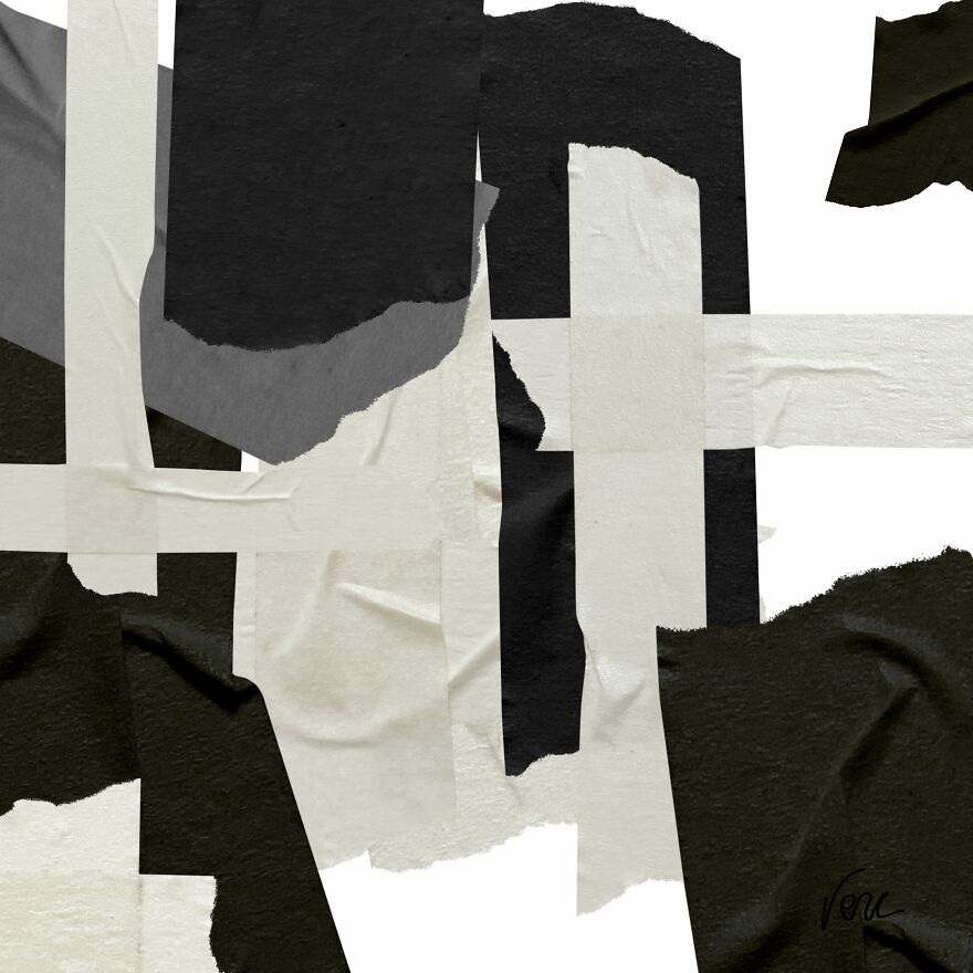 Contemporary Collage Artworks By Vercmagnus That Will Make You Want To Love Black Even More