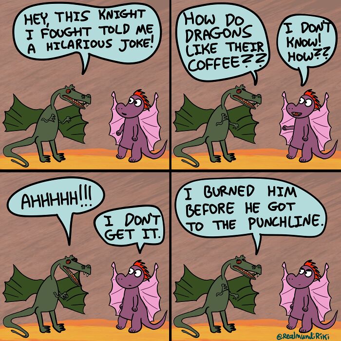 How Do Dragons Like Their Coffee?