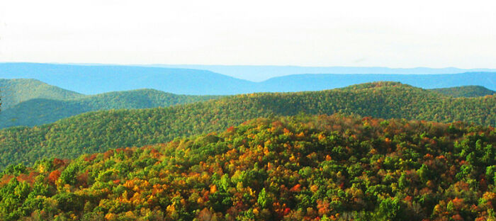 Fade To Blue - Southern Appalachian Mountains, USA