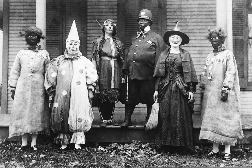 Spooky Vintage Halloween Costume Photo Collection
