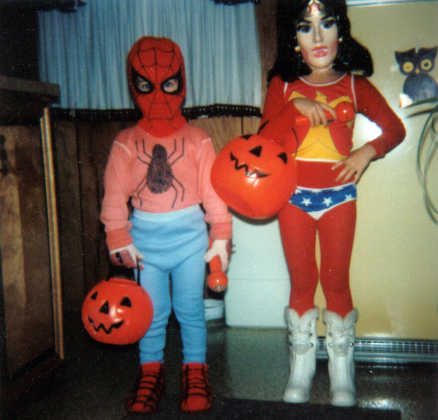 Spooky Vintage Halloween Costume Photo Collection