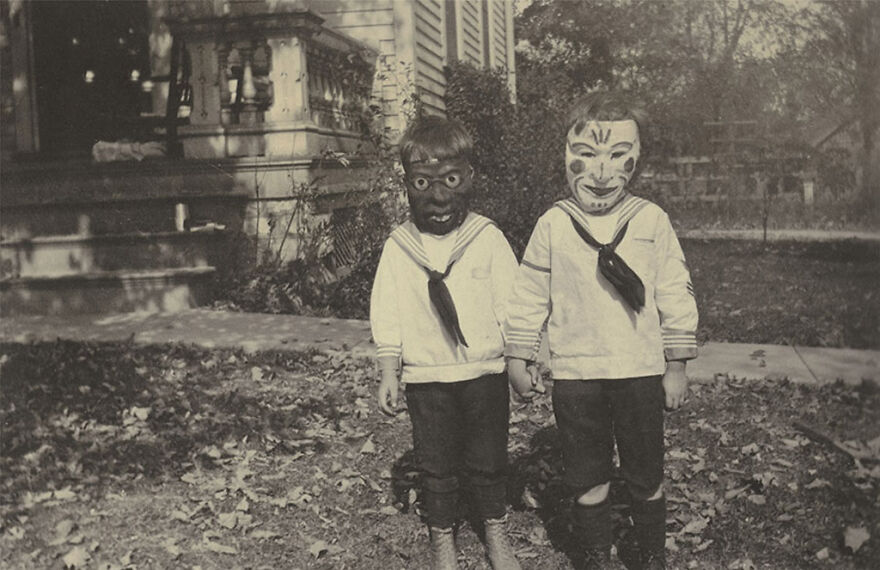 Spooky Vintage Halloween Costume Photo Collection